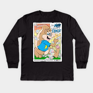 MNCBA Shortbox the Squirrel by Zander Cannon Kids Long Sleeve T-Shirt